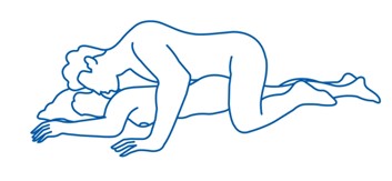 Drawing of a couple having sex