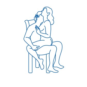 Drawing of a couple having sex